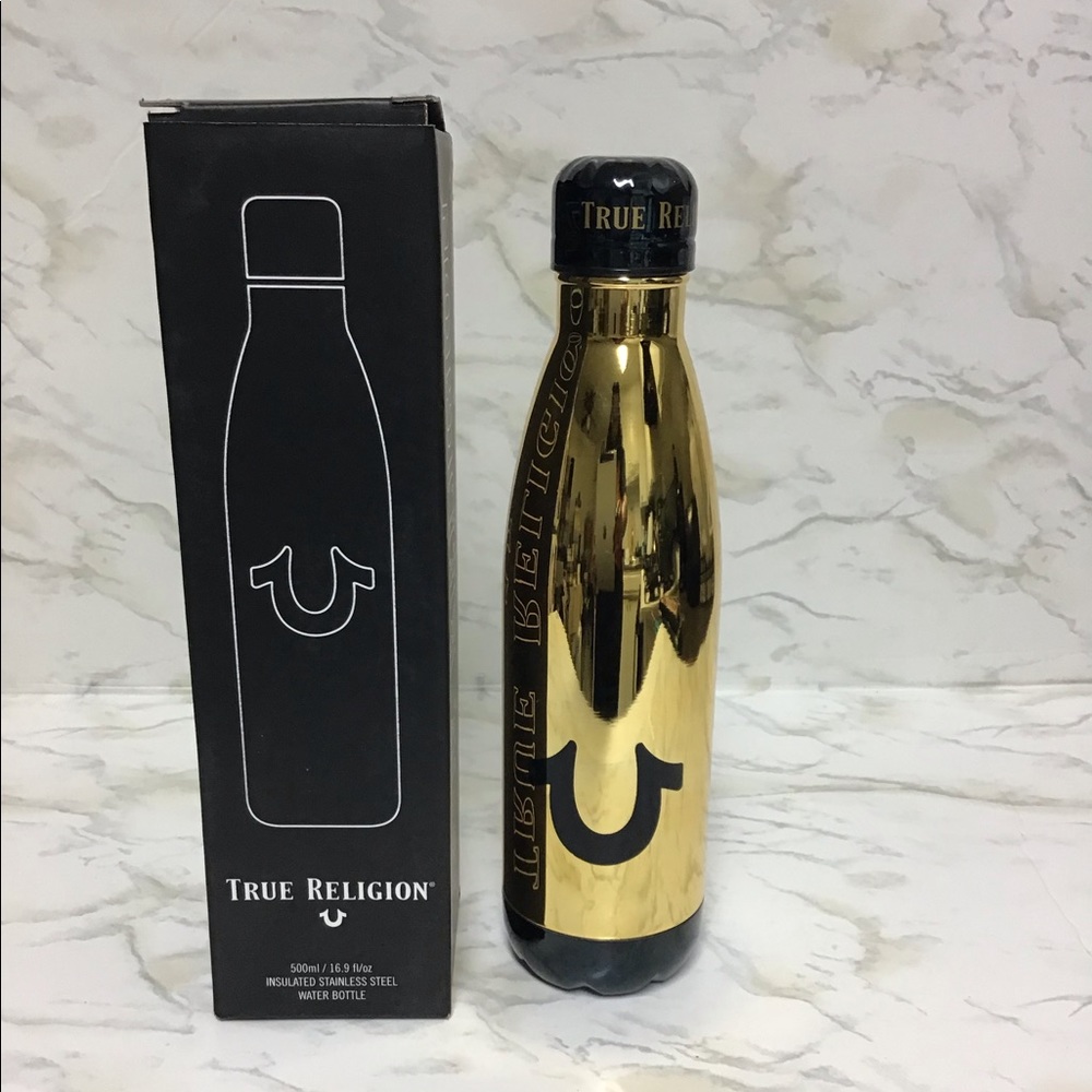 True Religion stainless 16.9 oz. water bottle